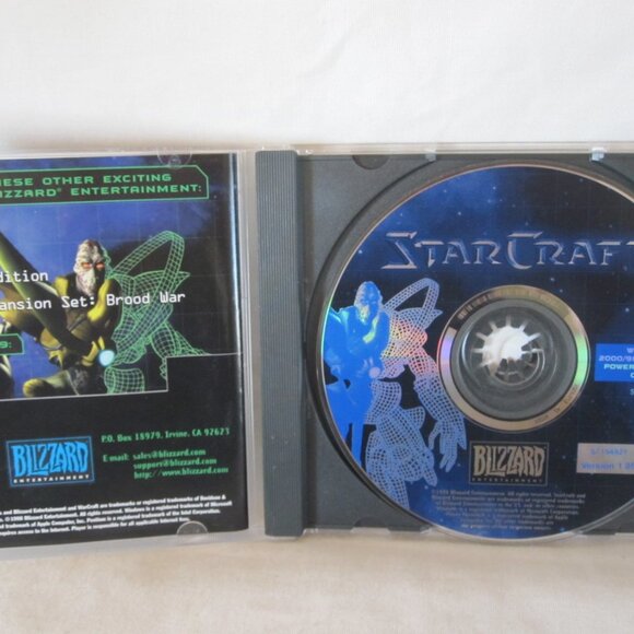PC CD-ROM Video Game: 1998 Starcraft w/ CD Key - Picture 3 of 4